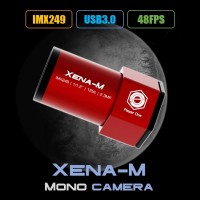 Player One Xena-M IMX249 2.3MP Mono Camera 48FPS Guiding Camera for OAG Guiding w/ Long Focal Length