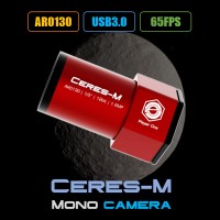 Player One Ceres-M (AR0130) 1.2MP Mono Camera 65FPS Guiding Camera for Guiding Scopes and Imaging