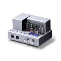 Silvery i3 2x6H2N-EB + 6P1 Vacuum Tube Power Amplifier Bluetooth Lossless Transmission Headphone Amplifier