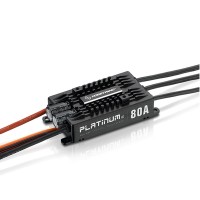 Hobbywing Platinum 80A V4 Brushless ESC 3-6S LiPo Input 10A/5-8V Adjustable BEC for RC Multicopters and Fixed-wings