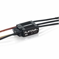 Hobbywing Platinum 40A V4 Brushless ESC 3-4S Input 7A/5-8V Adjustable BEC for RC Multicopters and Fixed-wings