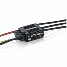 Hobbywing Platinum 40A V4 Brushless ESC 3-4S Input 7A/5-8V Adjustable BEC for RC Multicopters and Fixed-wings