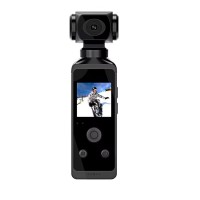 4K HD Pocket Action Camera 270-degree Rotation WiFi Vlog Camera 30m Waterproof Handheld Sports Cam with Waterproof Case