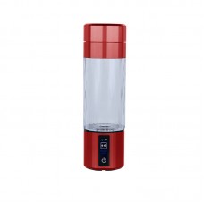 QS08 230ML Hydrogen Rich Water Cup Hydrogen Water Bottle Red w/ Display & Membrane-coated Electrode