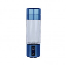 QS08 230ML Hydrogen Rich Water Cup Hydrogen Water Bottle Blue w/ Display & Membrane-coated Electrode