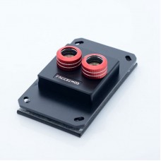 FREEZEMOD AMD-POOC CPU Water Block CPU Water Cooling Block (with Fittings) for AM2/AM3/AM3+/AM4