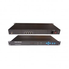 Network Time Server NTP Server 1U Rack Type (4 Network Ports + 20m Mushroom Antenna) for Beidou GPS