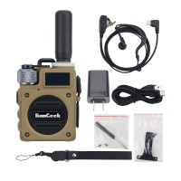 G6 Walkie Talkie Handheld Transceiver 5000KM 10W Wearable 400-470Mhz UHF Transceiver Radio