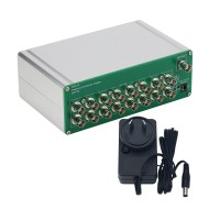 FDIS-16 Frequency Distribution Amplifier with 16 Ports to Output Square Wave TTL Level (BNC-3.3Vpp)