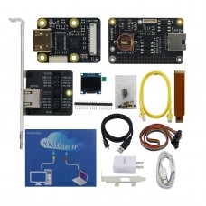 PiKVM-A4 Kit Open Source Software for Raspberry Pi Zero 2 WPiKVMV2 HAT Remote Control with 5V Power Adapter