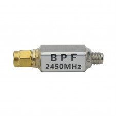 2400MHz/2450MHz BPF Bandpass Filter VTX WiFi Remote Extended Range 2400 - 2483SAW SMA Male + Female Connector