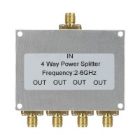 S.PD02-2060-MSFB 2-6GHz 50W 4-Way Power Divider RF Power Splitter with SMA Female Connectors