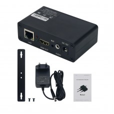 Unisheen JM1000 Video Decoder H.265 Decoder for RTMP Live Streaming 4K Video Transmission USB Drive