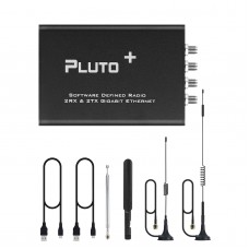 PLUTO+ 70MHz-6GHz SDR Transceiver SDR Radio with 4 Antennas for Gigabit Ethernet Micro SD Card