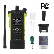 HAMGEEK APX-8000 12W VHF UHF Walkie Talkie Dual Band Radio with Dual PTT Duplex Working Mode