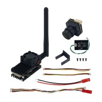 5.8G 2000mW FPV Video Transmitter 2W Wireless Video Transmitter + 1200TVL Camera (without Receiver)