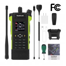 HAMGEEK APX-8000 12W VHF UHF Walkie Talkie Dual Band Radio Dual PTT with Mic + Programming Cable