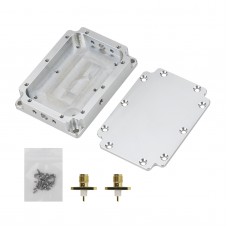 56x40x12mm/2.2x1.6x0.5" Aluminum RF Shield Box + Two SMA Female Connectors for Low Noise Amplifiers