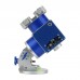 JUWEI-17 Blue Harmonic Equatorial Mount with Wide Dovetail Groove for Astronomical Telescope Compatible with Theodolite Mode