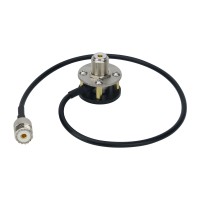 High Quality Antenna Mounting Bracket 1/4” Thread Antenna Base for Outdoor Portable M-pipe Antenna Installation