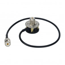 High Quality Antenna Mounting Bracket 1/4” Thread Antenna Base for Outdoor Portable M-pipe Antenna Installation