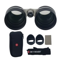 SKY ROVER 2x54 Silvery Constellation Binocular + 2 Eyepiece Covers 36°FOV Astronomical Telescope for Meteor Shower Observing