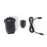 Black BHM-79 Bluetooth Wireless Walkie Talkie Microphone Lightweight Handheld Mic for VR-N7500/N75/N76/N65