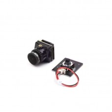 Black 19MM FPV Camera 1800TVL 1/1.8” Straight Sensor 2.1mm Lens Wide Voltage FPV Racing Drone Camera