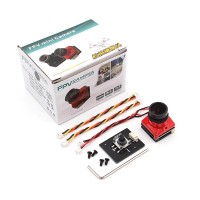 Red 19MM FPV Camera 1800TVL 1/1.8” Straight Sensor 2.1mm Lens Wide Voltage FPV Racing Drone Camera