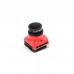 Red 19MM FPV Camera 1800TVL 1/1.8” Straight Sensor 2.1mm Lens Wide Voltage FPV Racing Drone Camera