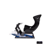 CONSPIT GT-Lite Blue Sim Racing Simulator Cockpit with Simulation Seat (with M-DVF Vibration Module)