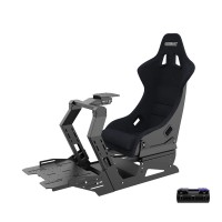 CONSPIT GT-Lite Black Sim Racing Simulator Cockpit with Simulation Seat (with Vibration Module)