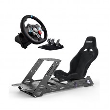 CONSPIT GT-B GT Racing Cockpit Racing Simulator Cockpit (with G29 Steering Wheel & Pedals for Logitech)