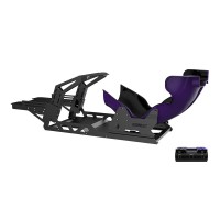 CONSPIT FP-Lite Sim Racing Simulator Cockpit Stand (with Vibration Module) + F1 Purple Seat