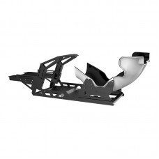 CONSPIT FP-Lite Sim Racing Simulator Cockpit Stand (without Vibration Module) + F1 White Seat