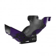 CONSPIT F1 Formula Racing Seat Sim Racing Seat (Black & Purple) + 2PCS Seat Mounting Brackets