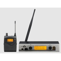 530 Mono Professional In Ear Monitor System UHF IEM System (Silver & Black Transmitter + 1 Receiver)