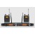 2050 Mono UHF IEM System Wireless In Ear Monitor System (Black Transmitter + 2 Black Receivers)