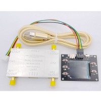 LF-8GHz Dual Channel RF Attenuator Module 60dB 50ohms with SMA Female Connector + Offline Main Control Module + TTL Cable