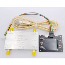 LF-8GHz Dual Channel RF Attenuator Module 60dB 50ohms with SMA Female Connector + Offline Main Control Module + TTL Cable