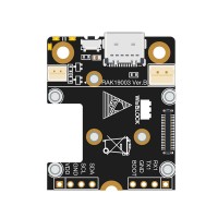 RAK19003 WisBlock Mini Base Board Type-C Debugging Port Support 3 Power Supplies and I2C/UART/GPIO Analog Input