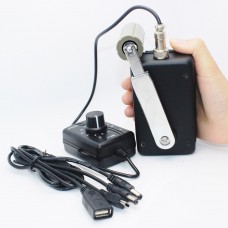 Black 30W/28V High Power Portable Hand Crank Generator Professional Mute Emergency Charger with DC-DC Converter