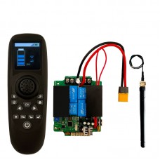 TXG4-RX40G Set 12V/24V 40A High Power Remote Controller Transmitter One-click Return for Trawl Boat