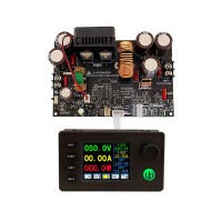 ZK-10022C CNC DC Buck Converter 1500W Step-down Power Module 125V 22A Power Supply with 1.8-inch Color Screen