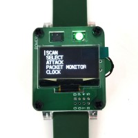 DSTIKE Deauther Watch X-GREEN Programming Watch Development Tool ESP8266 Deauther Software with 1.3-inch OLED