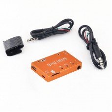 Orange Mini DVR 5.8G-FPV Video Recorder Module CVBS Signal Input with Metal Shell Support 32GB TF Card