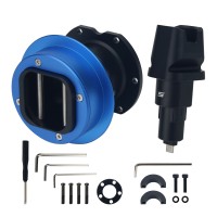 Simplayer Accessories QR2 Pro Wheel-side Quick Release (Blue) + QR2 Base-side (Type-C) for Fanatec