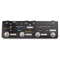 MOSKYAudio SOL918 5-in-1 Multi Effects Pedal (Distortion + Overdrive + Delay + Reverb + FX Loop)