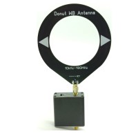 10kHz-180MHz Donut Wideband Receiving Antenna with SMA Male Connector + Low Impedance Amplifier