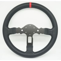 SimPlayer Fully-covered Leather 13-inch 33CM Modified Steering Wheel Racing Game Simulator for Logitech G29 G923